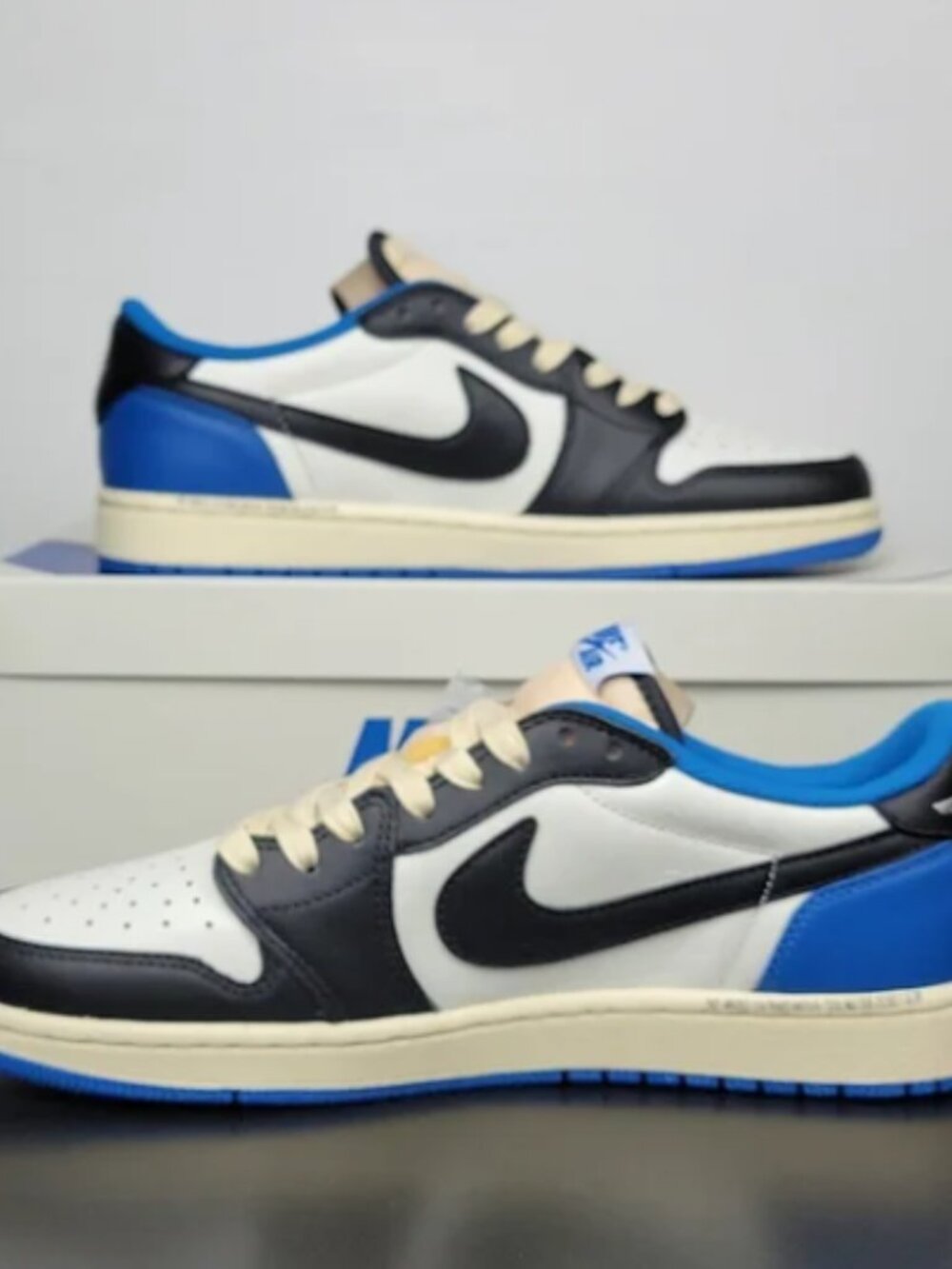 Air Jordan 1 Low Fragment × Travis Scott Men's Shoes